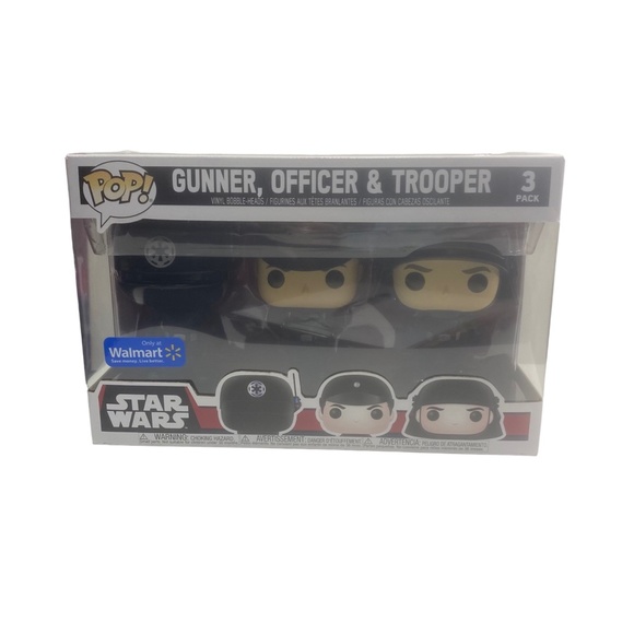 Funko Pop! Star Wars Death Star Gunner, Officer Trooper 3 Pack Vinyl Figure - Picture 1 of 4